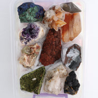 Mixed Minerals Flat from Morocco