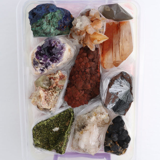 Mixed Minerals Flat from Morocco