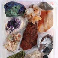 Mixed Minerals Flat from Morocco