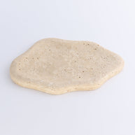 One Travertine Irregular Dish
