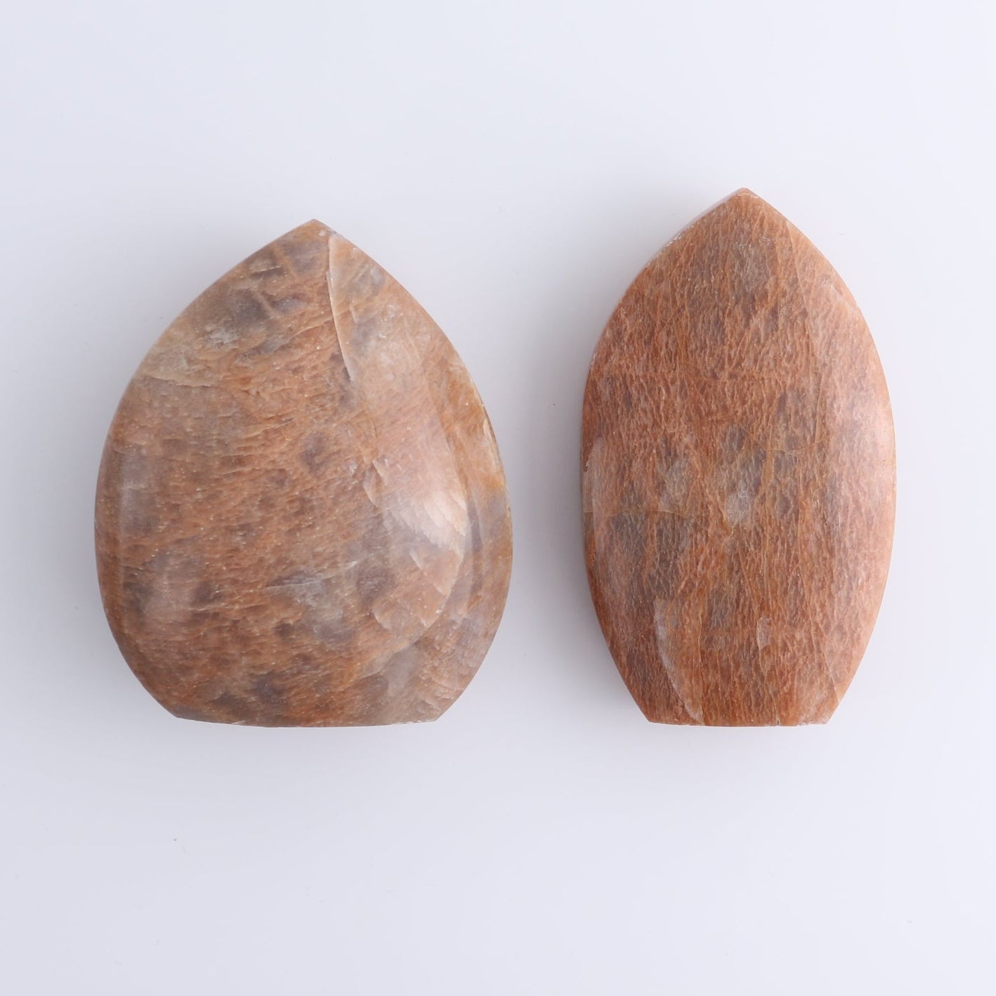 Peach Moonstone Freeform Set of 6