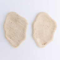 One Travertine Irregular Dish