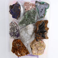 Mixed Minerals Flat from Morocco