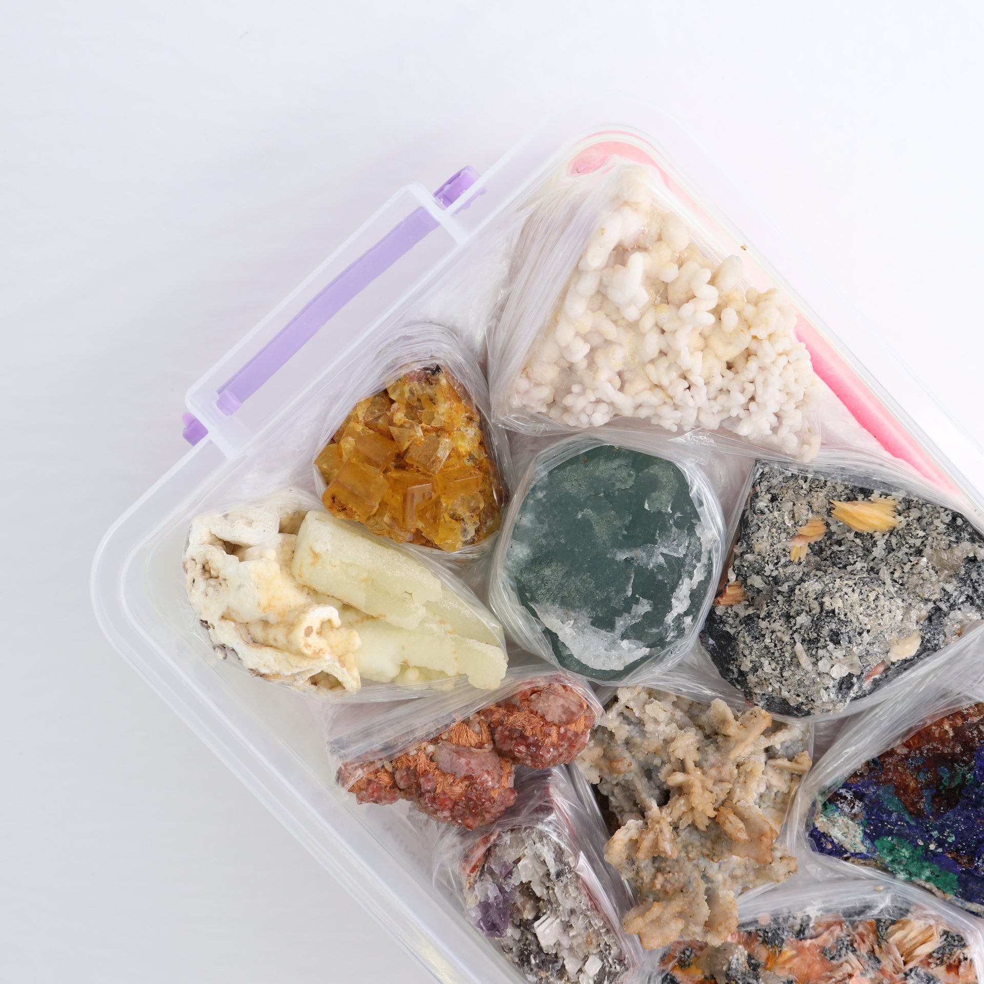Mixed Minerals Flat from Morocco