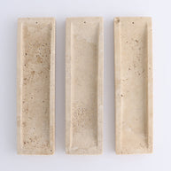 One Travertine Incense Holder