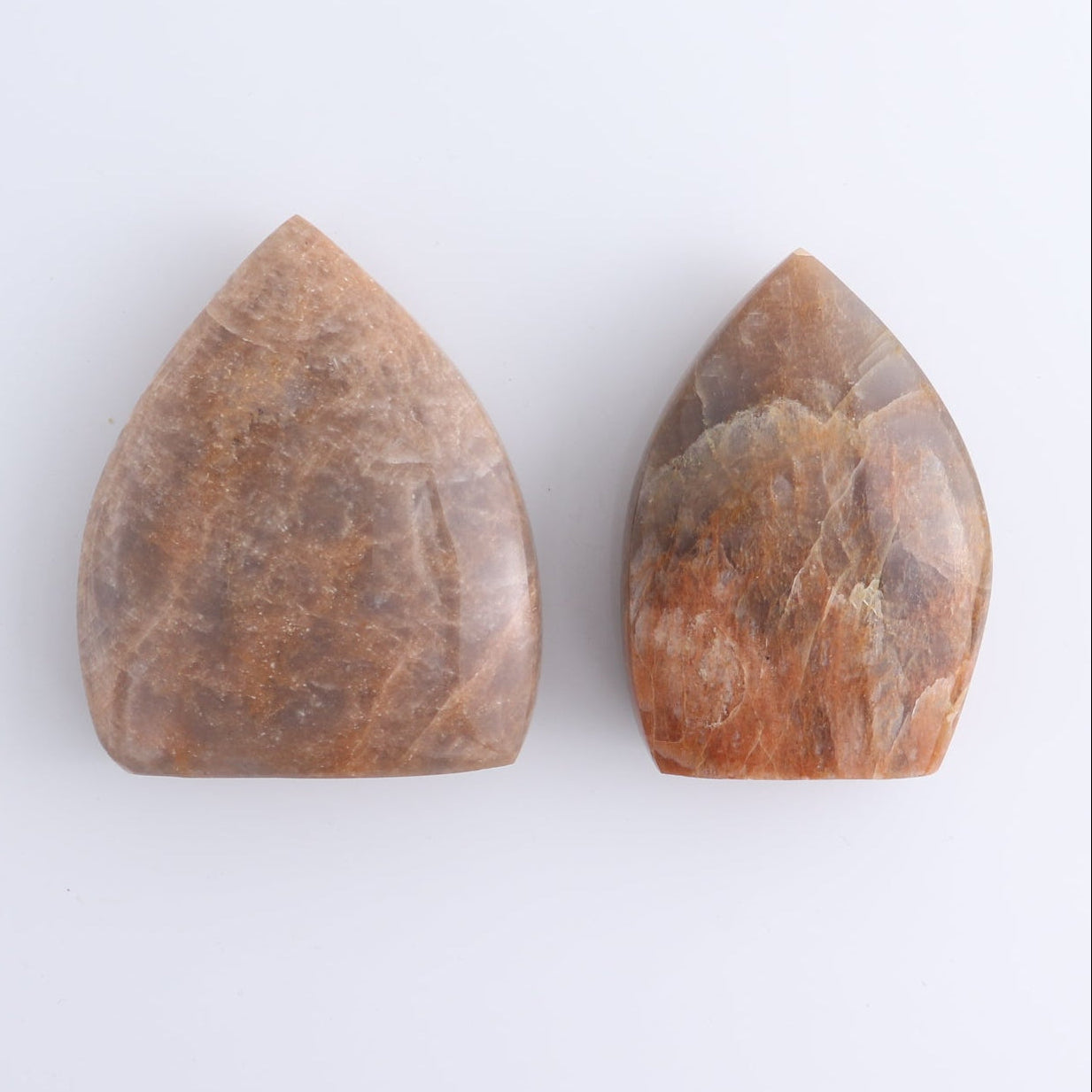 Peach Moonstone Freeform Set of 6
