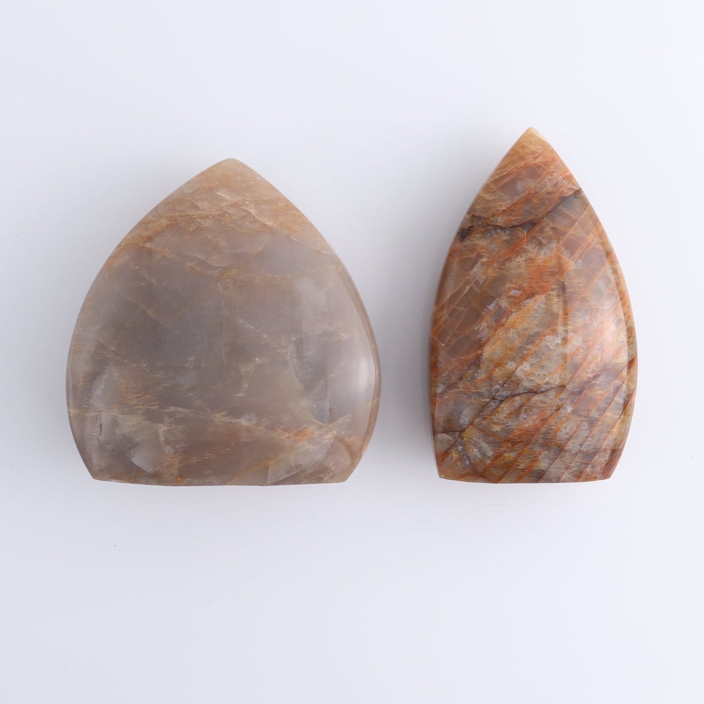 Peach Moonstone Freeform Set of 6