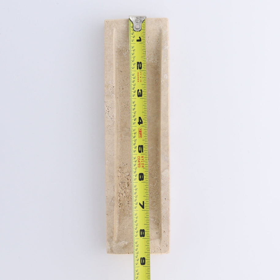 One Travertine Incense Holder