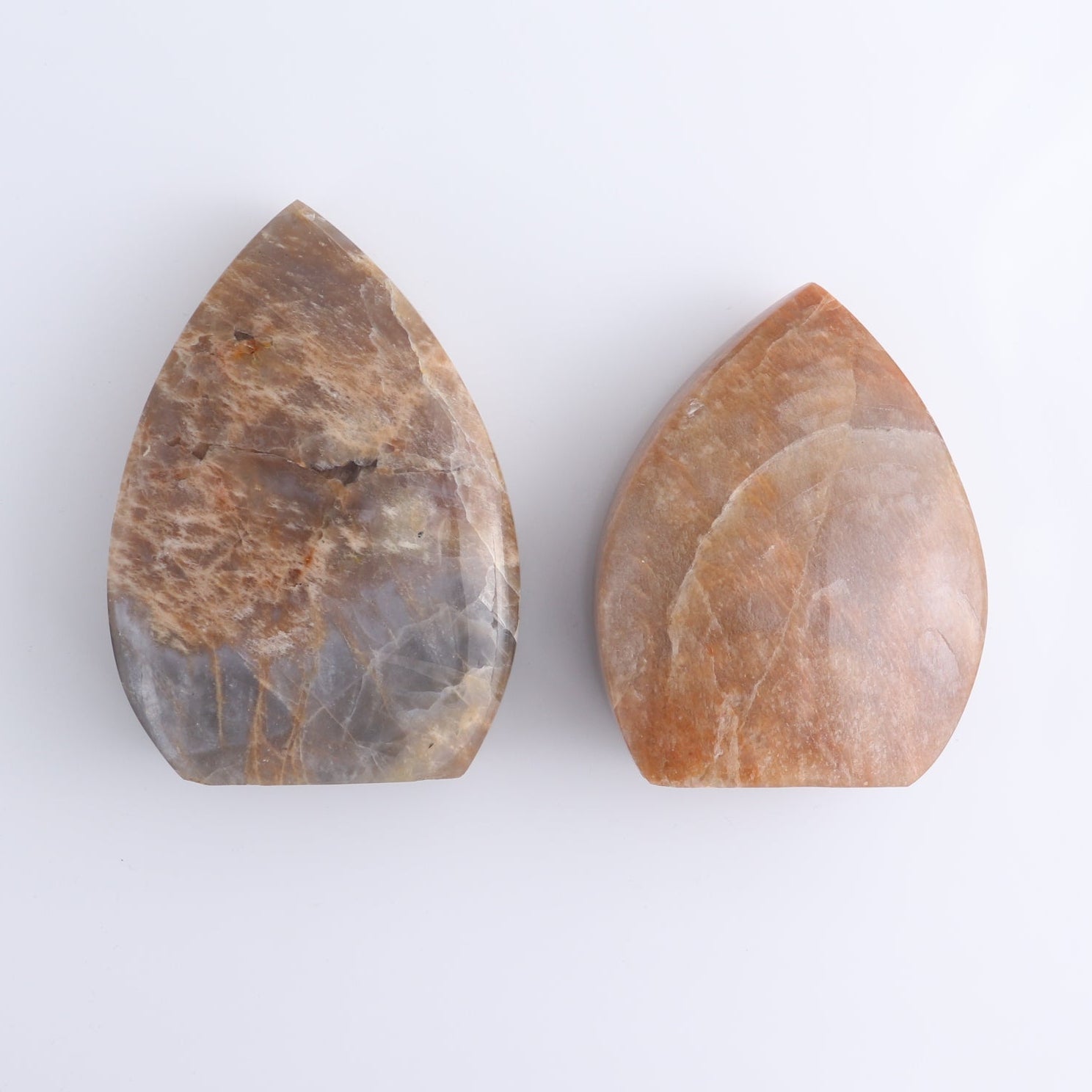 Peach Moonstone Freeform Set of 6