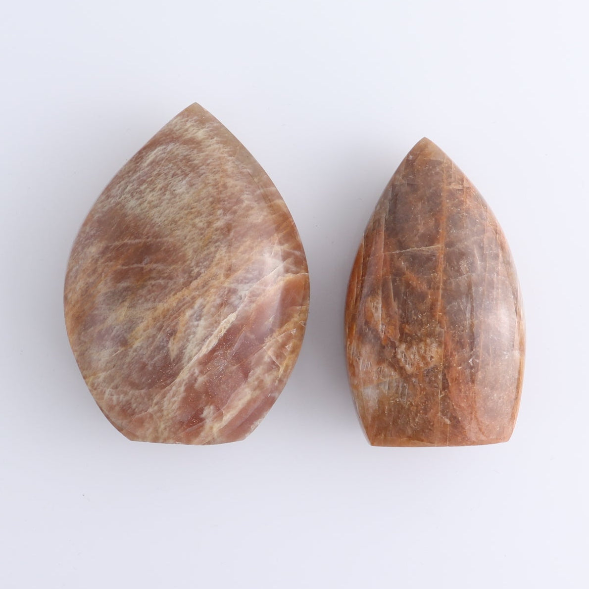Peach Moonstone Freeform Set of 6