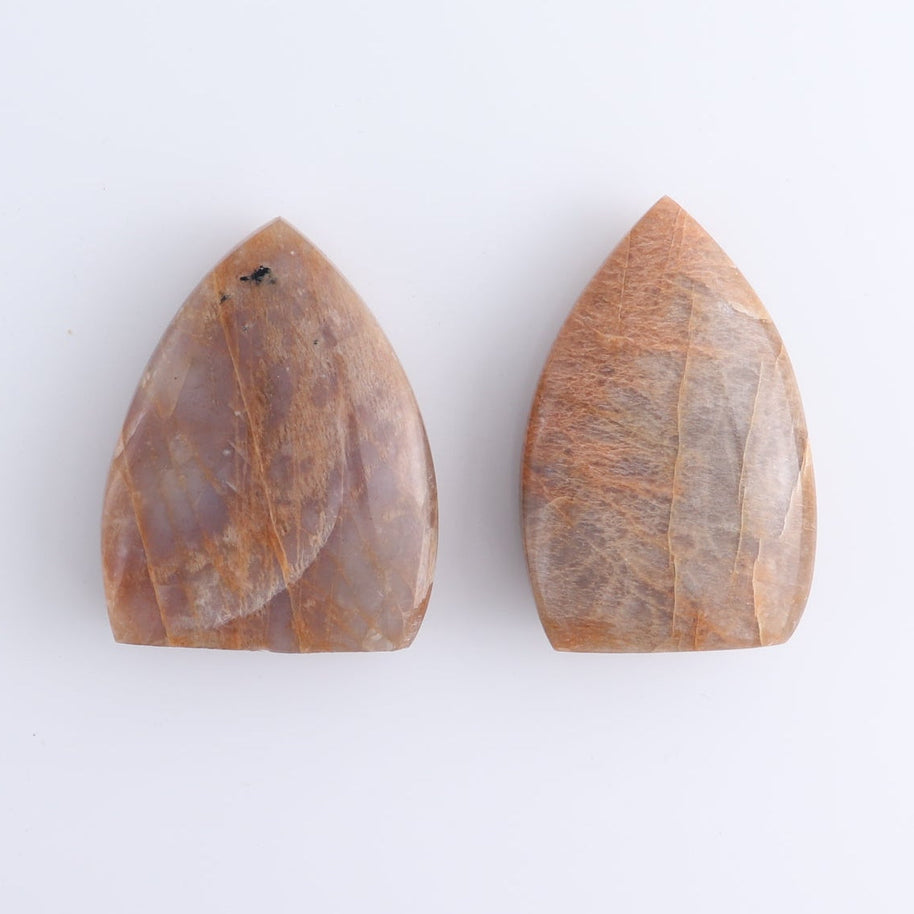 Peach Moonstone Freeform Set of 6