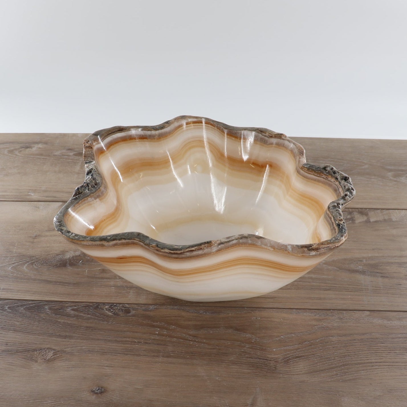 Mexican Onyx/Calcite Bowl 12