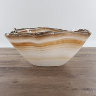 Mexican Onyx/Calcite Bowl 12