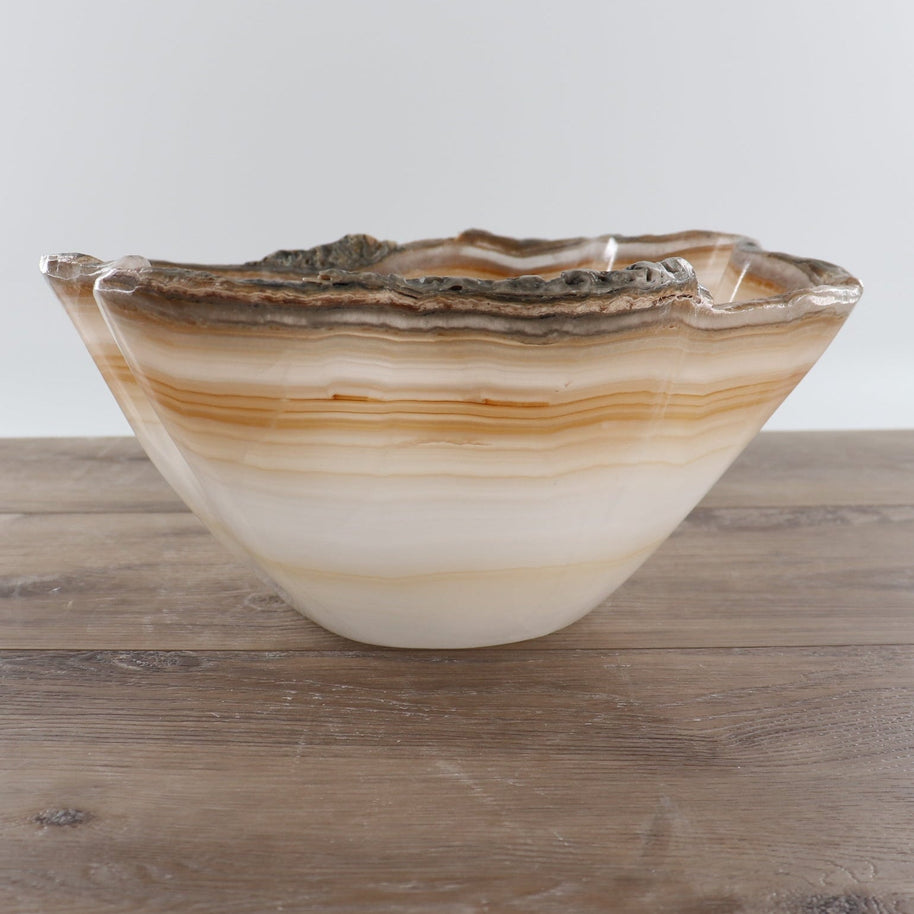 Mexican Onyx/Calcite Bowl 12