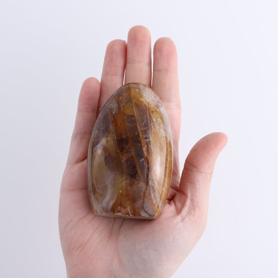 Golden Hematite Quartz Freeforms Set of 5