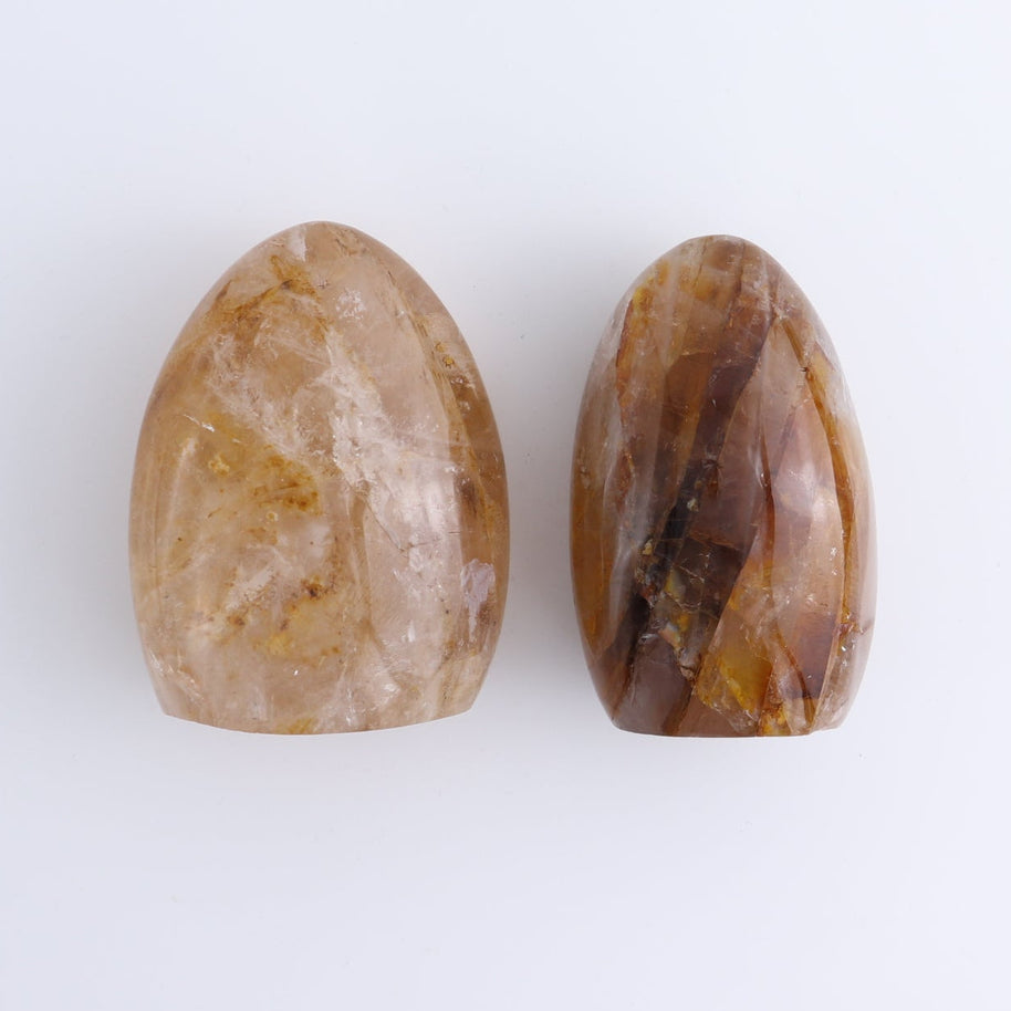 Golden Hematite Quartz Freeforms Set of 5
