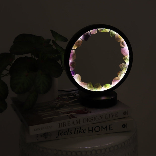 One Fluorite Round Lamp