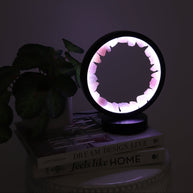 One Rose Quartz Round Lamp