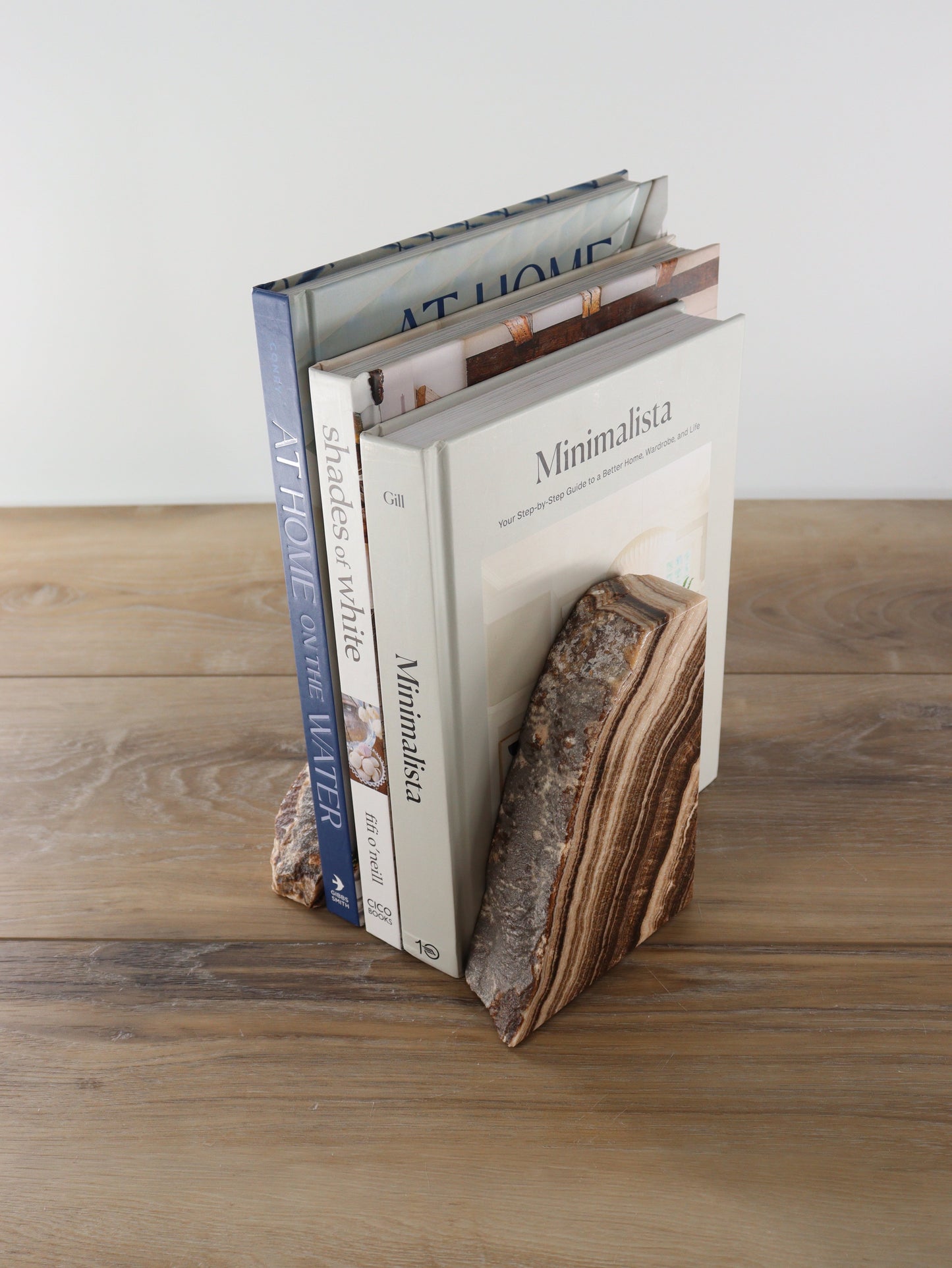 Chocolate Rough Onyx Bookends