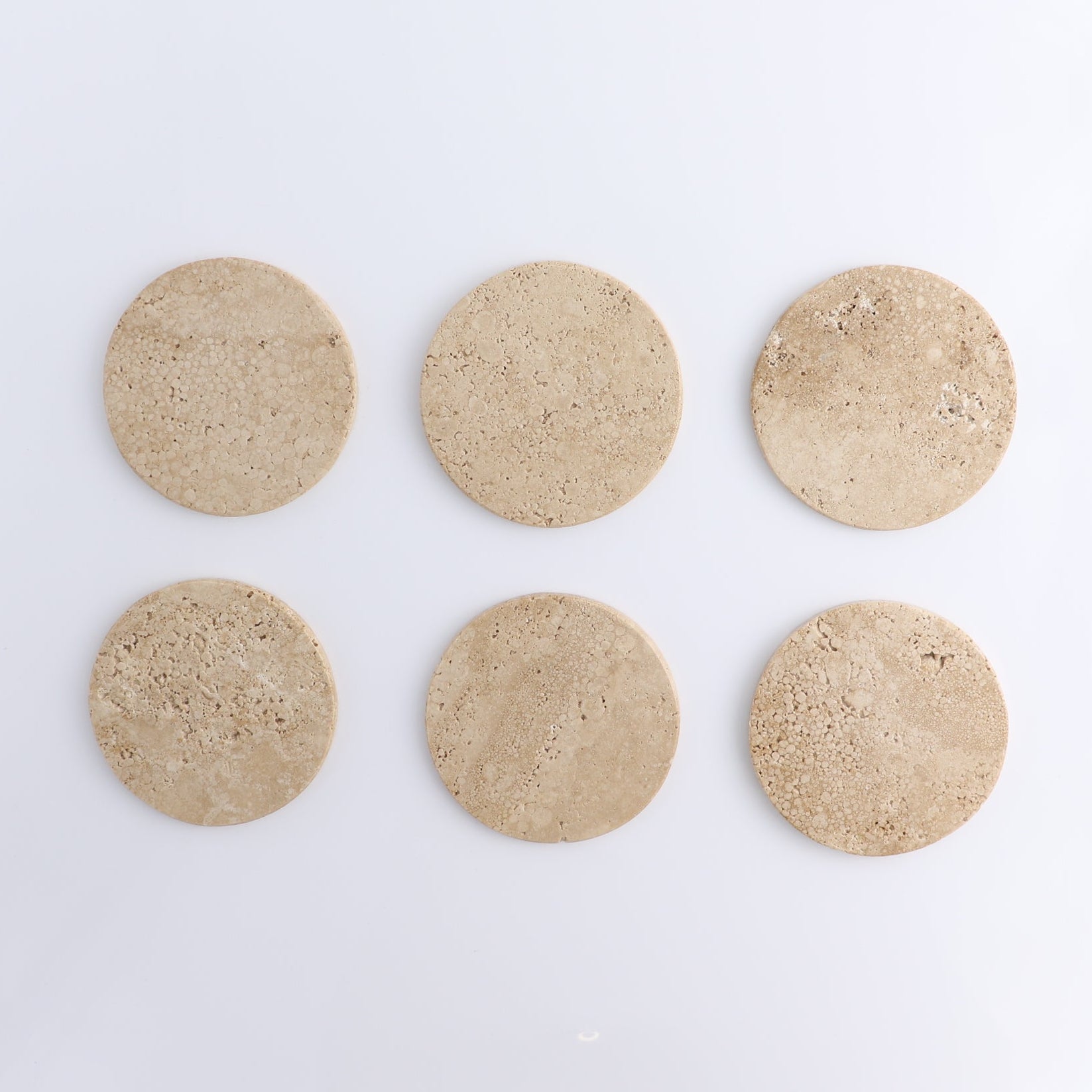 Coaster Set Travertine