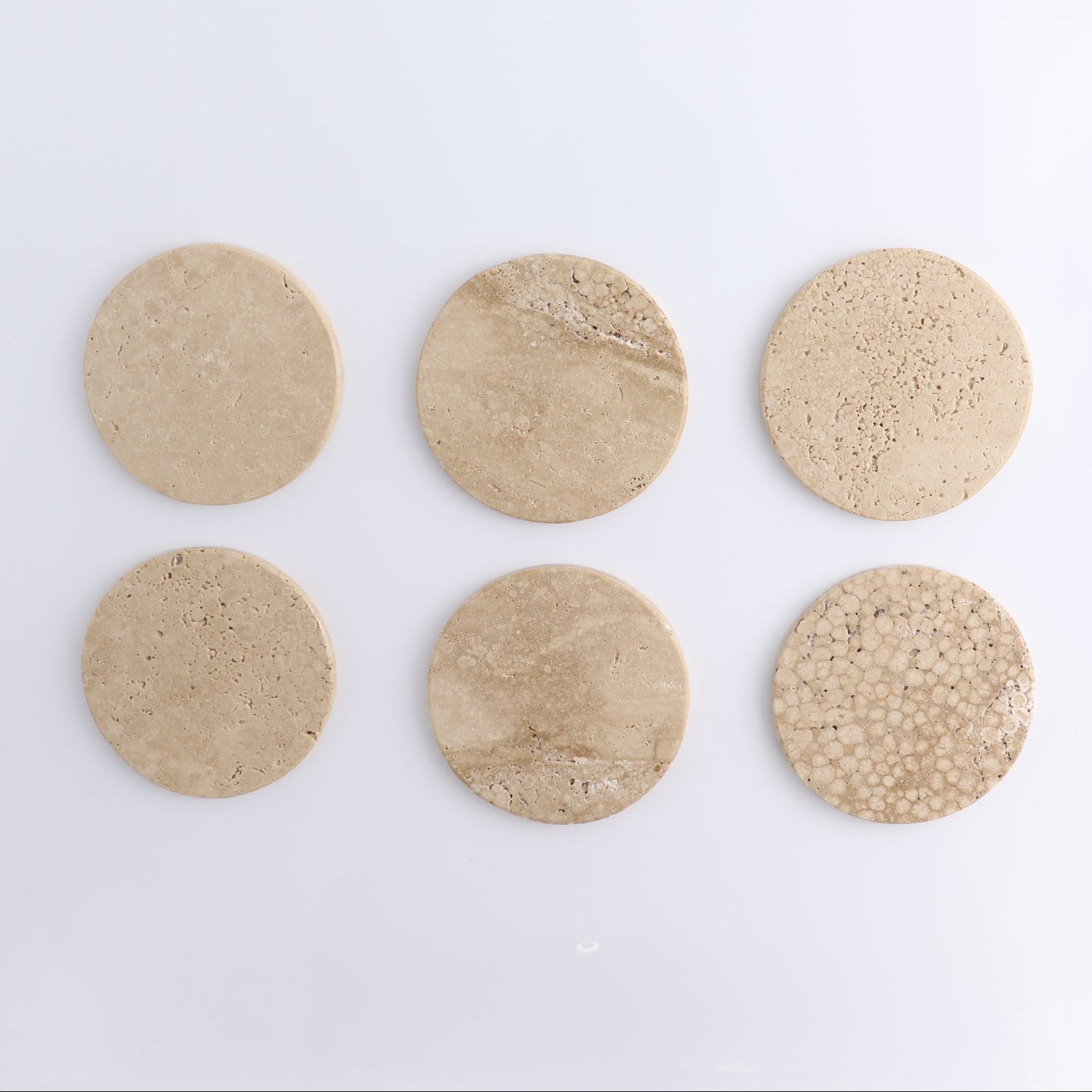 Coaster Set Travertine