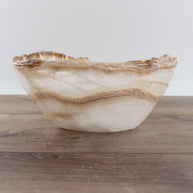 Mexican Onyx/Calcite Bowl 12