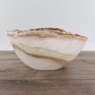 Mexican Onyx/Calcite Bowl 12