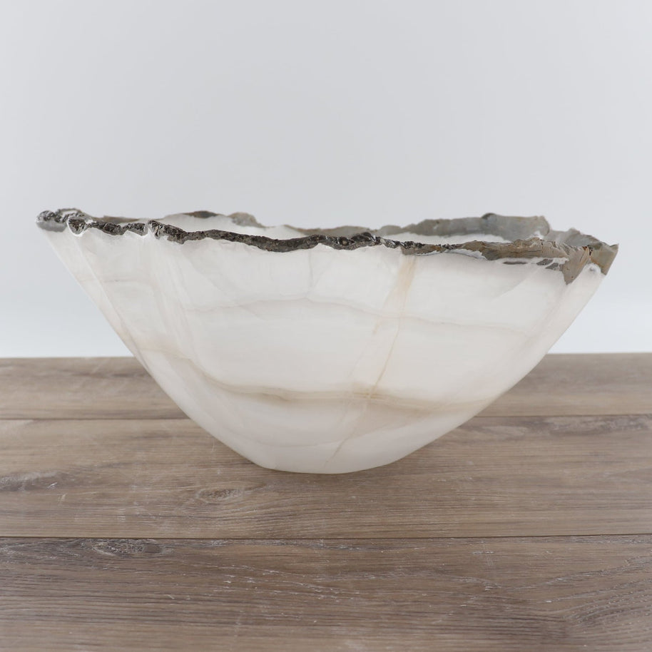 Mexican Onyx/Calcite Bowl 14