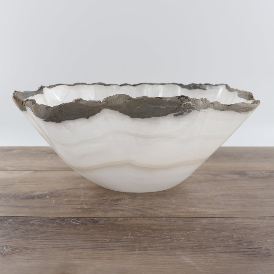Mexican Onyx/Calcite Bowl 14