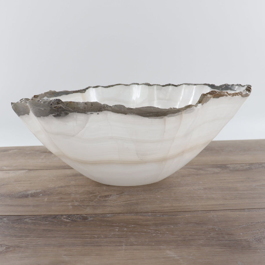 Mexican Onyx/Calcite Bowl 14