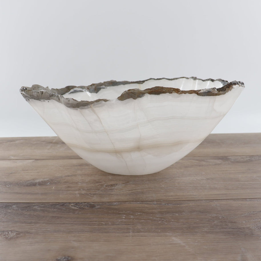 Mexican Onyx/Calcite Bowl 14
