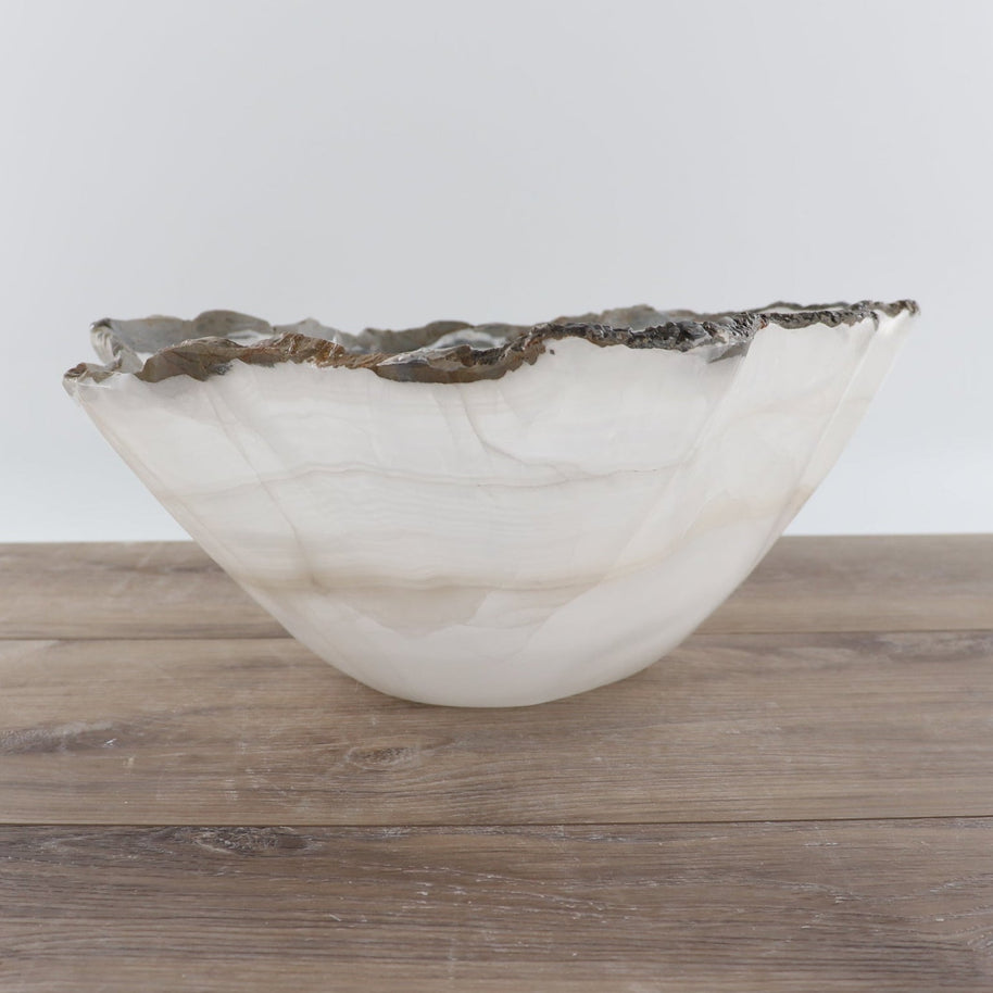 Mexican Onyx/Calcite Bowl 14