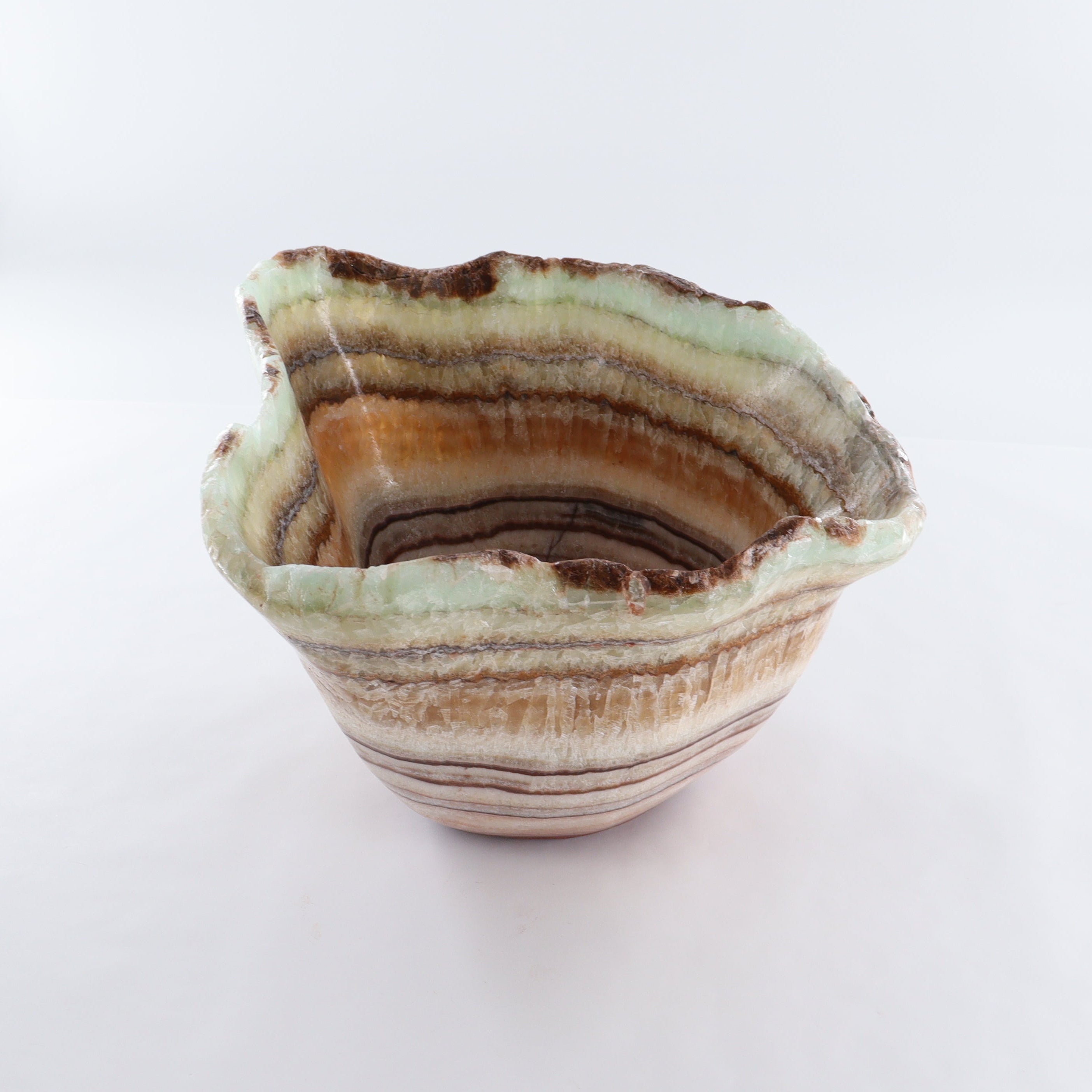 Mexican Onyx/Calcite Bowl 14