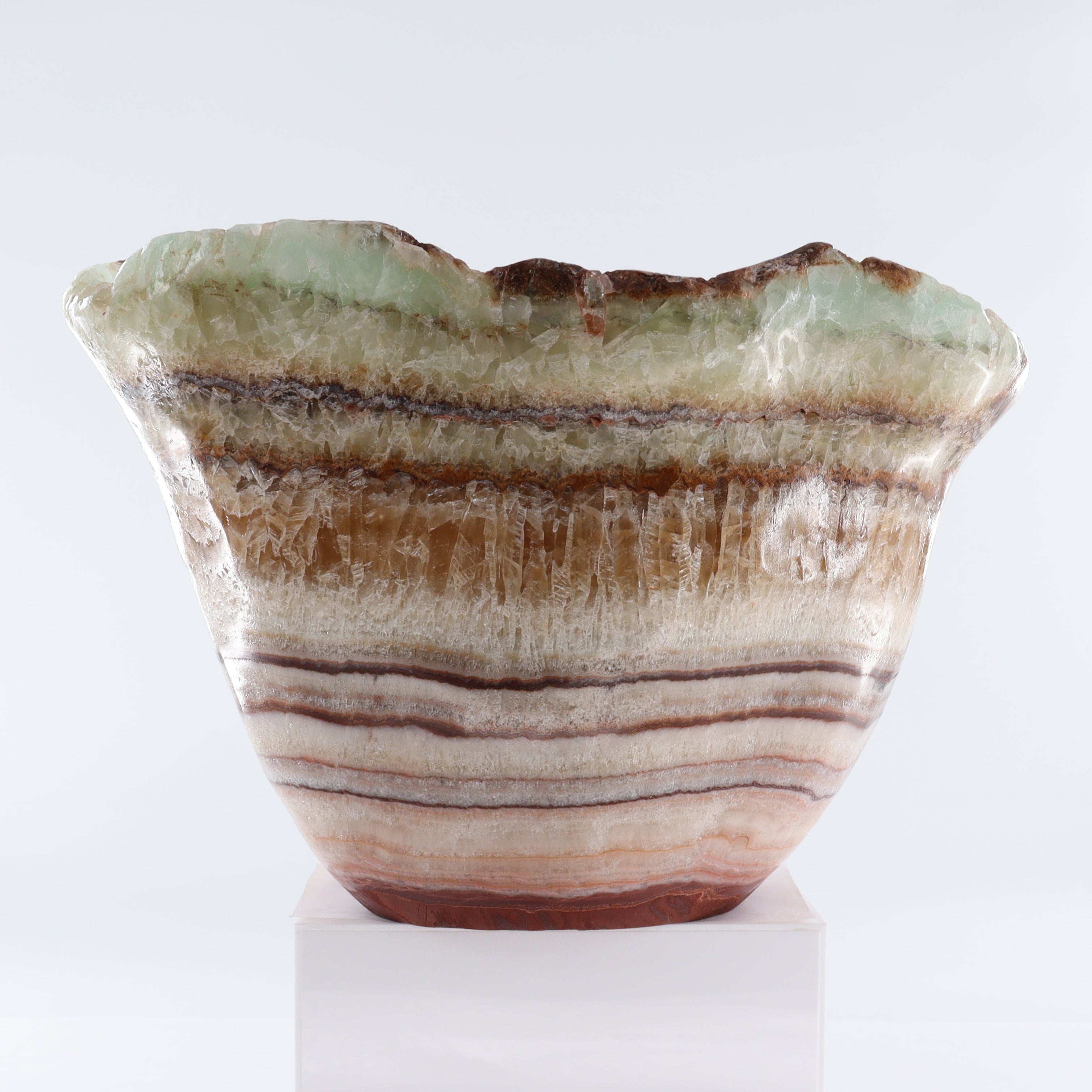Mexican Onyx/Calcite Bowl 14