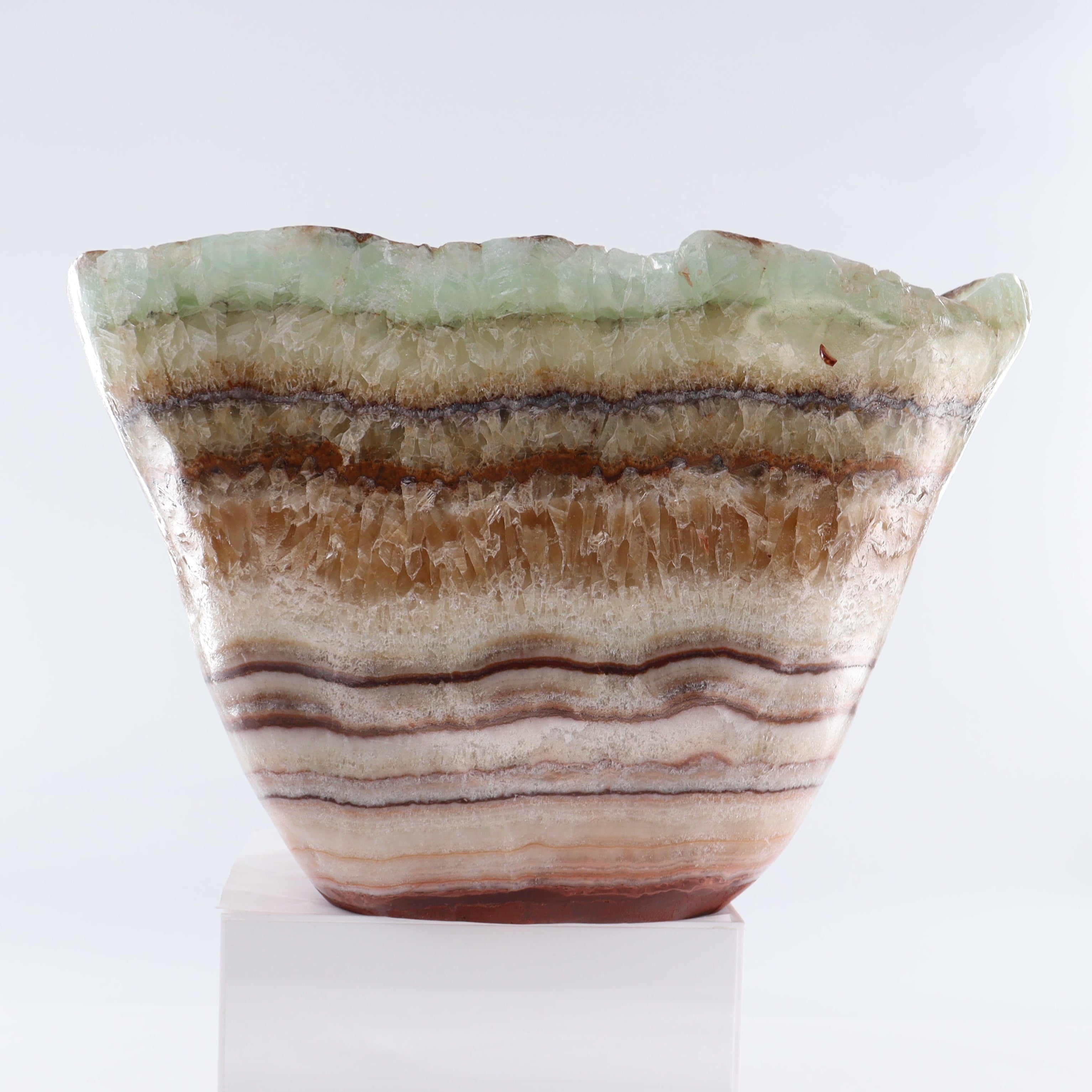 Mexican Onyx/Calcite Bowl 14