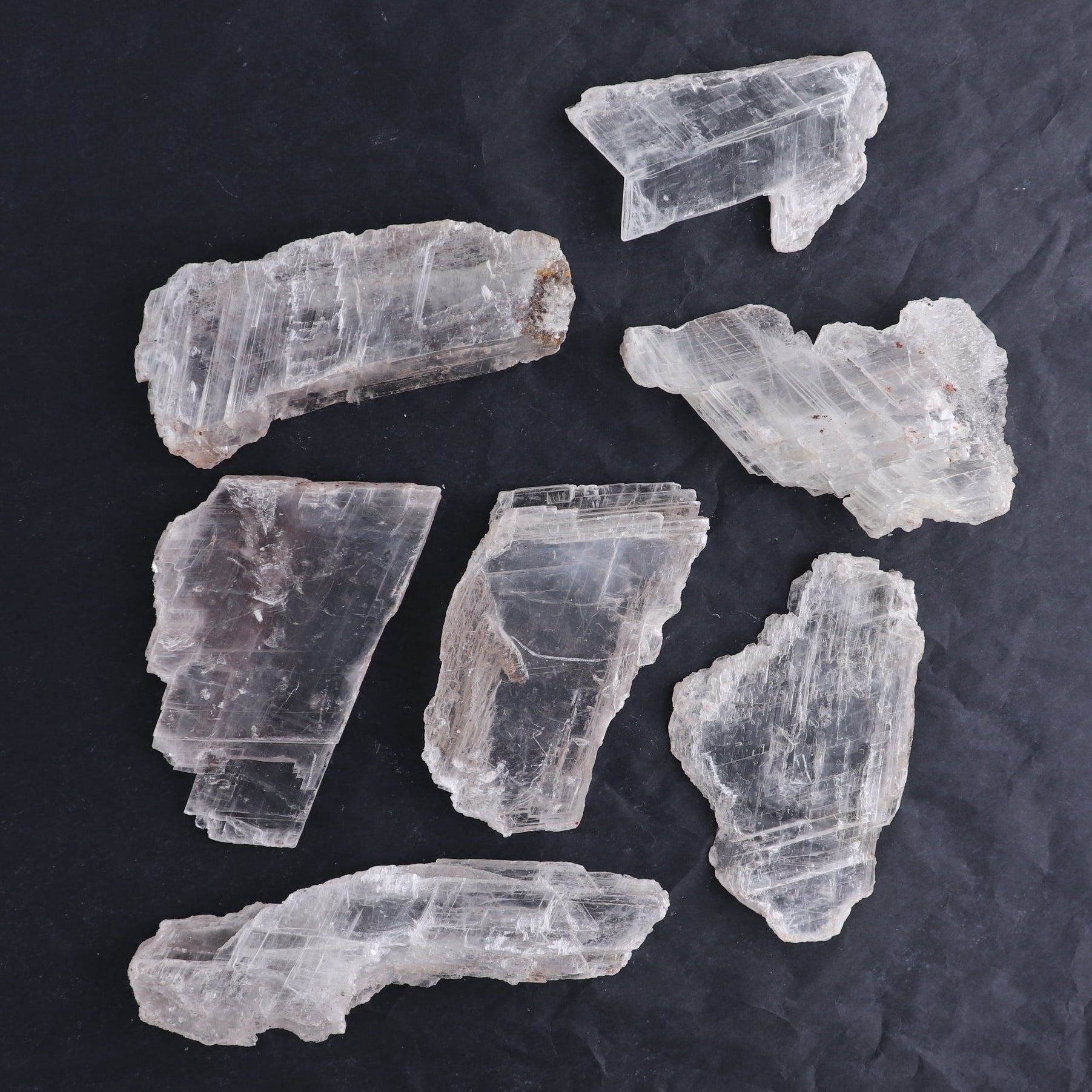 Selenite Slices Set of 7