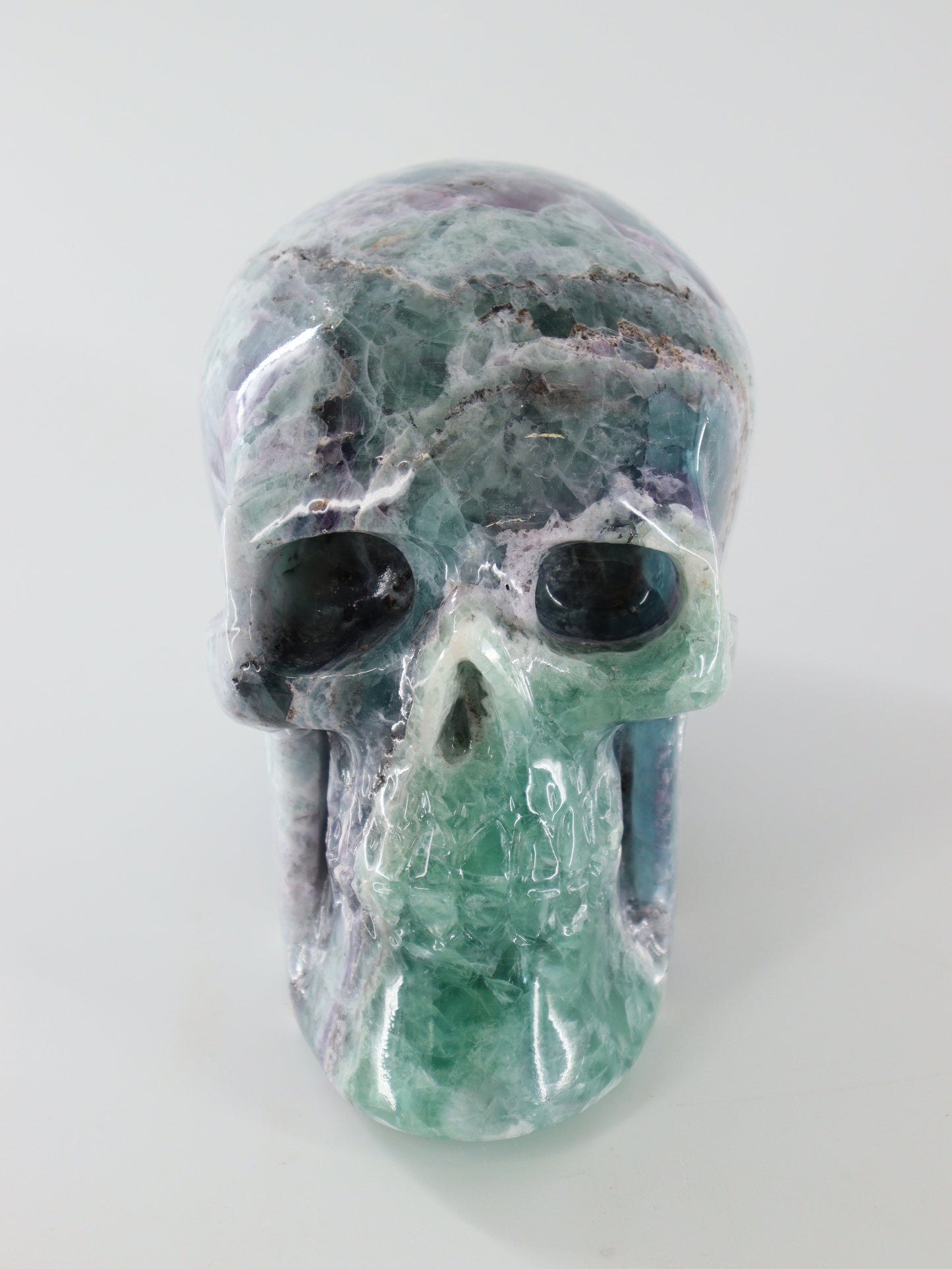 Fluorite Skull