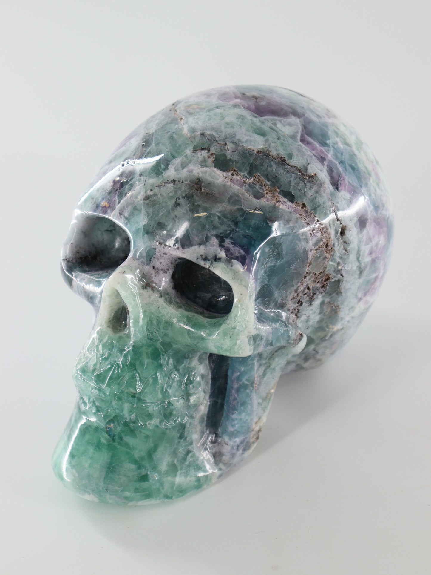 Fluorite Skull