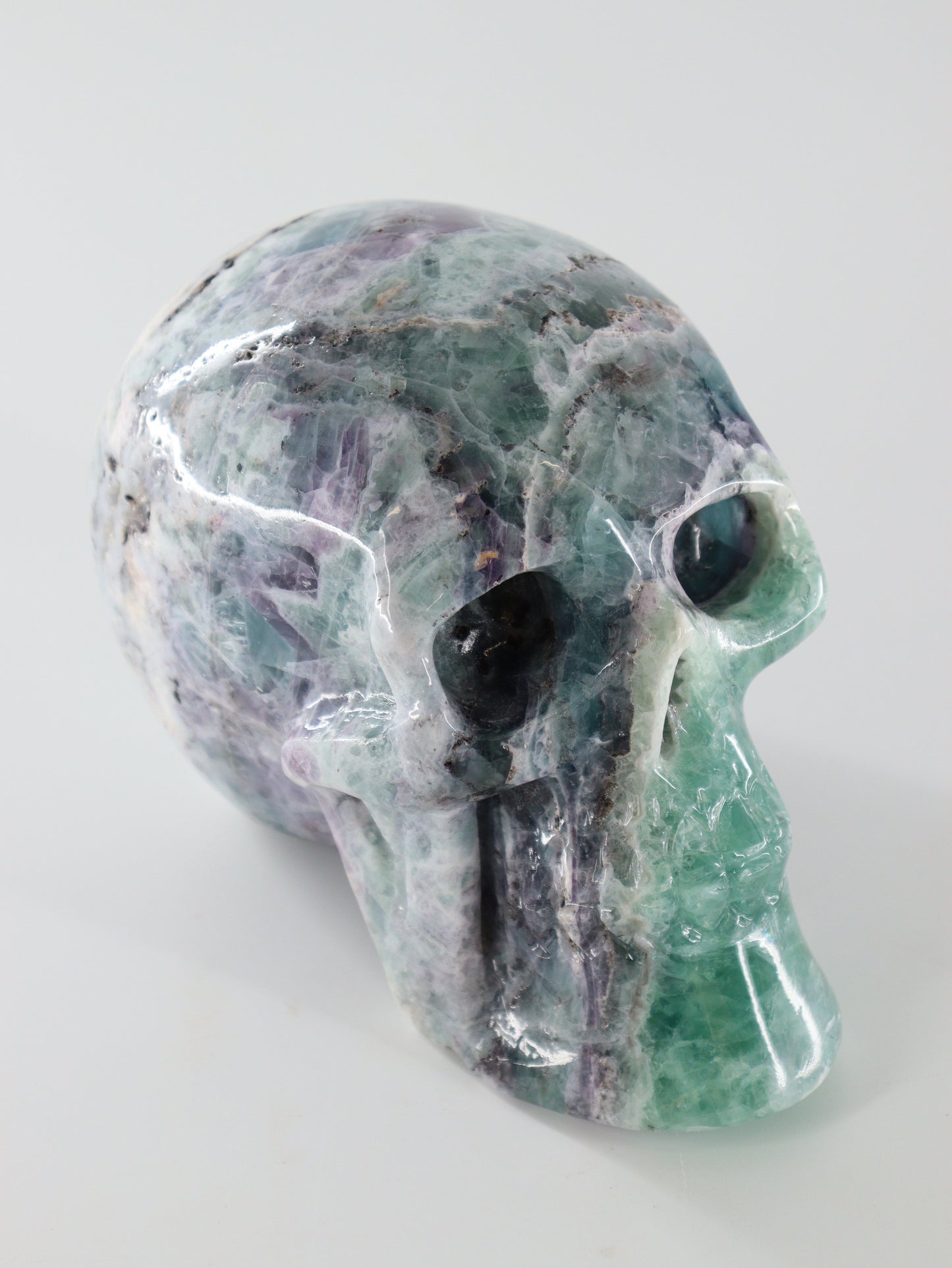 Fluorite Skull