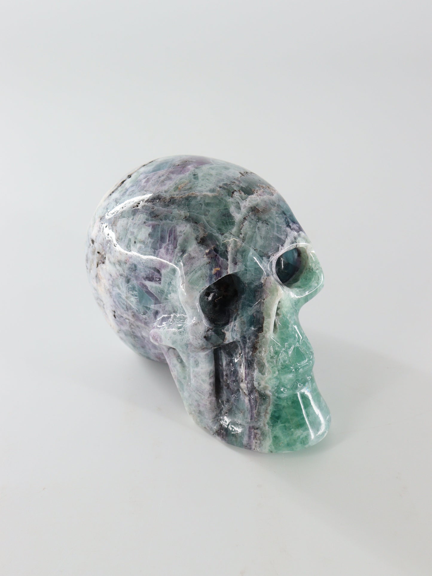 Fluorite Skull