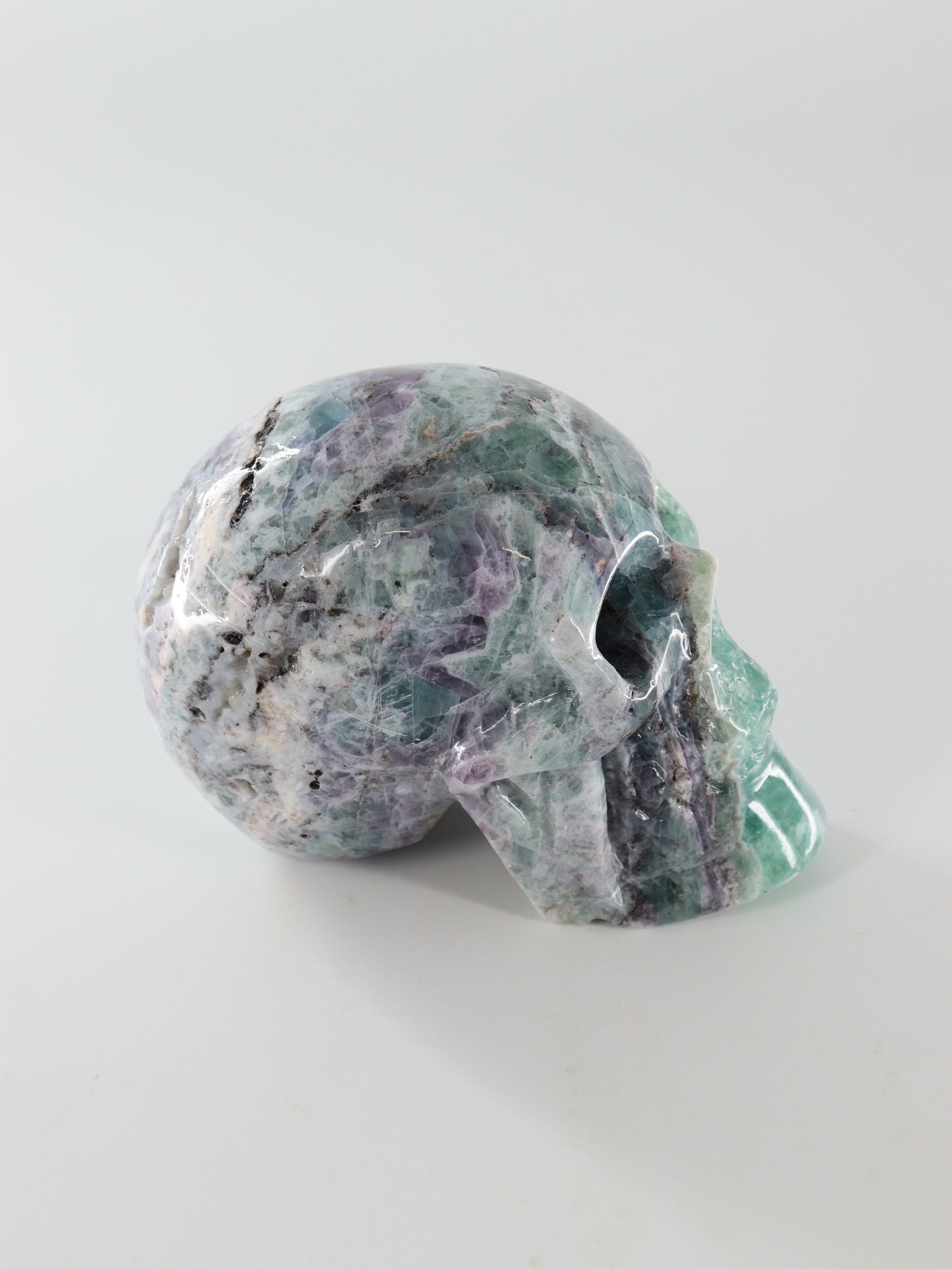 Fluorite Skull