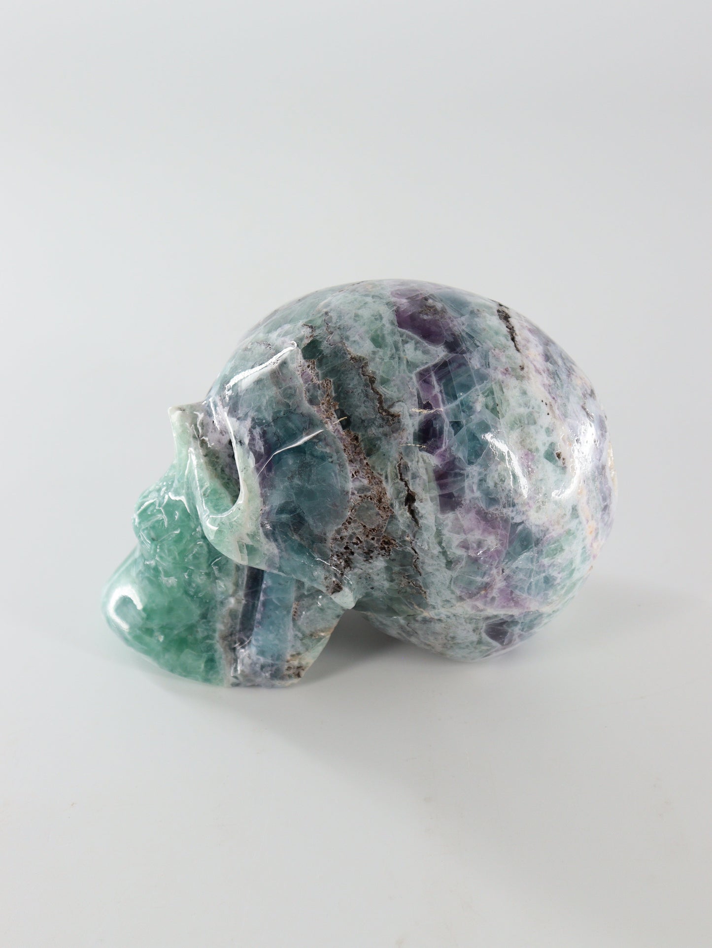 Fluorite Skull