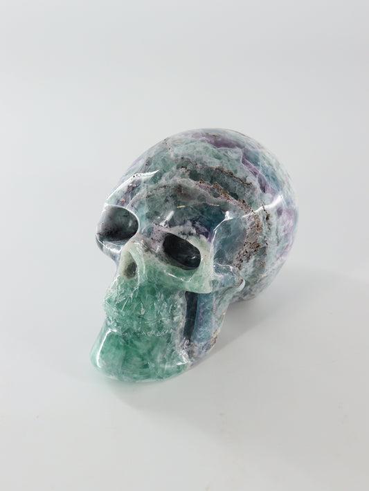 Fluorite Skull