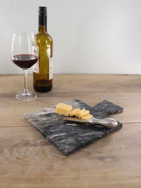 Black Marble Square Cheese Board